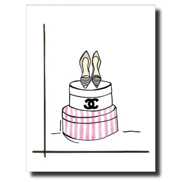 Blank - "Chanel and Shoes" - Skye Flowers Design