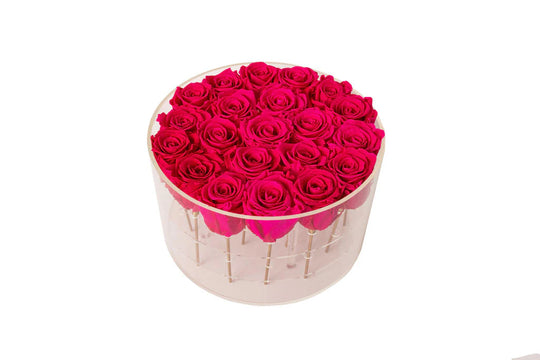 Round Forever Rose Box - Skye Flowers Design