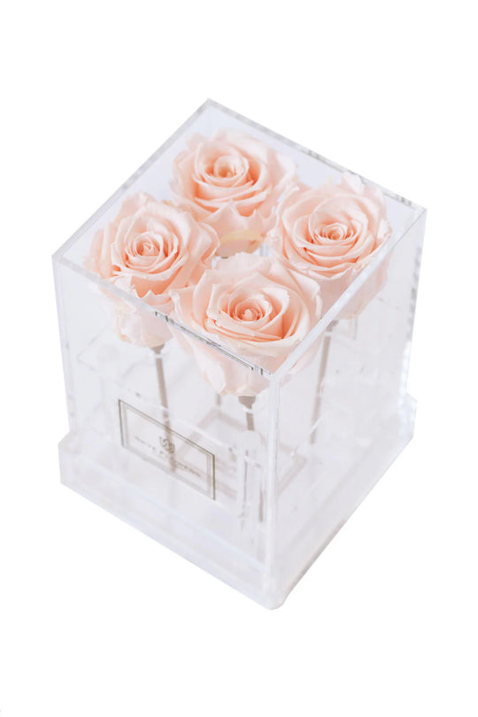 Square Forever Rose Box - Skye Flowers Design