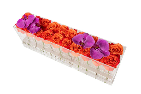 Rectangle Fresh Rose Box - Skye Flowers Design