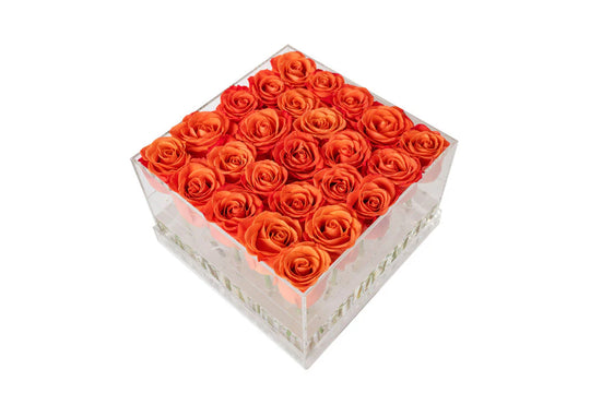 Square Fresh Rose Box - Skye Flowers Design