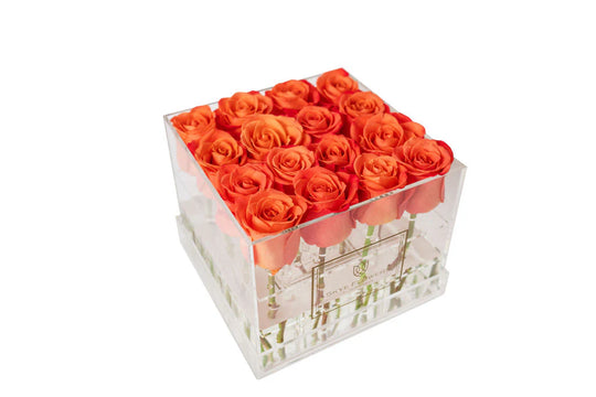 Square Fresh Rose Box - Skye Flowers Design