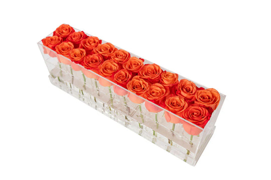 Rectangle Fresh Rose Box - Skye Flowers Design