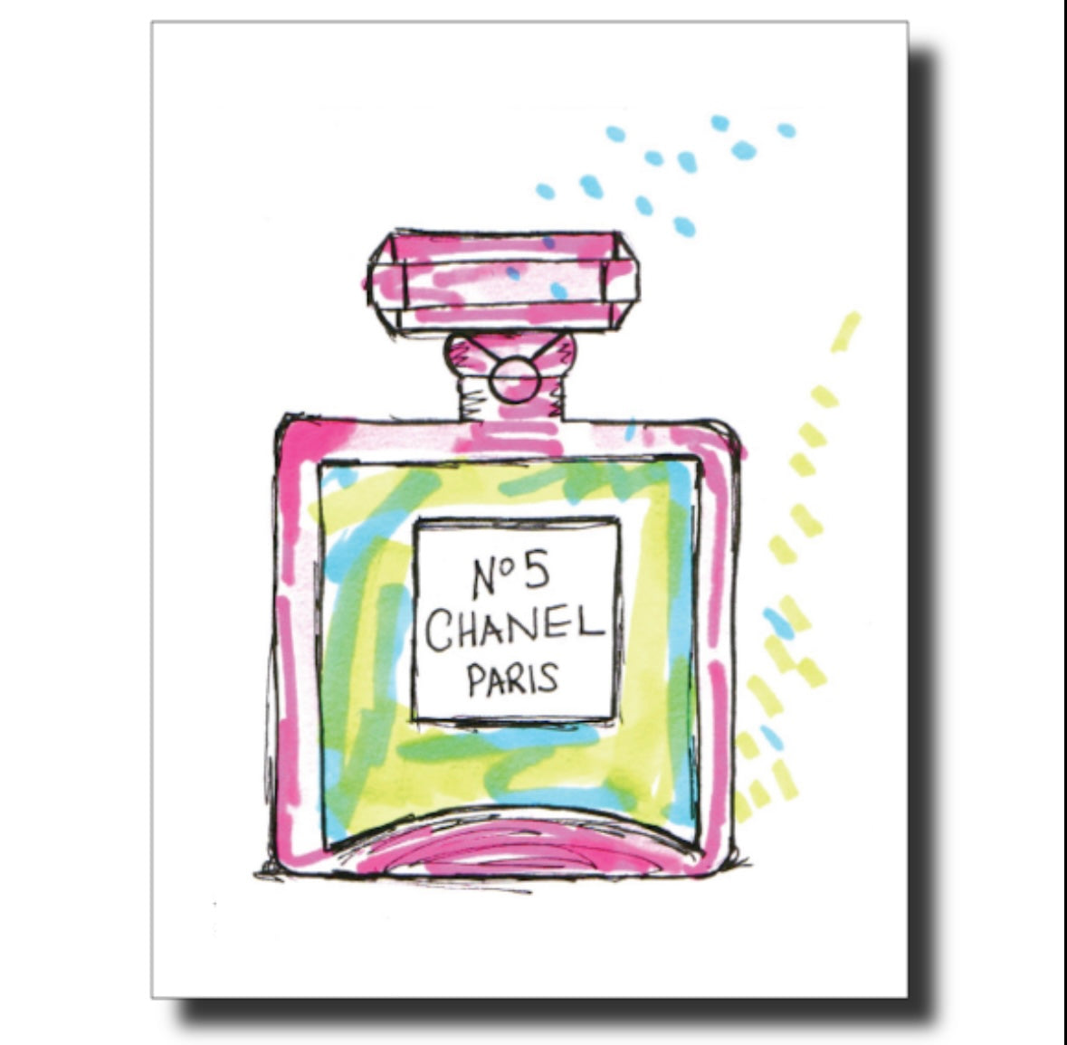 Blank - "Colourful Chanel" - Skye Flowers Design