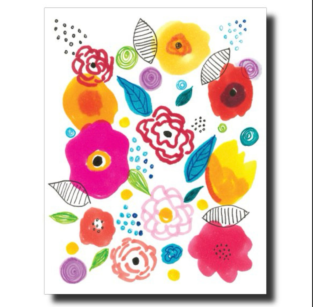 Blank - "Bright Flowers" - Skye Flowers Design