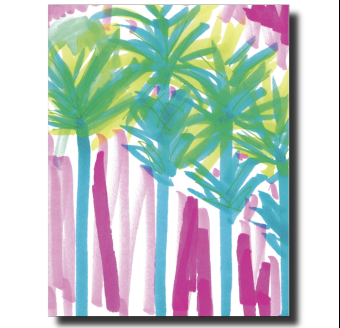 Blank - "Palm Trees" - Skye Flowers Design