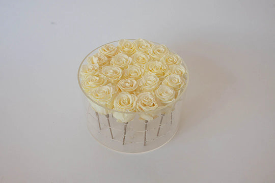 Round Forever Rose Box - Skye Flowers Design