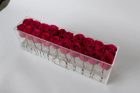 Rectangle Fresh Rose Box - Skye Flowers Design