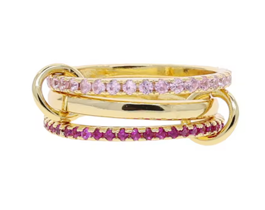 Diamond Stacked Ring - Skye Flowers Design