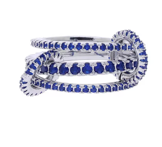 Diamond Stacked Ring - Skye Flowers Design