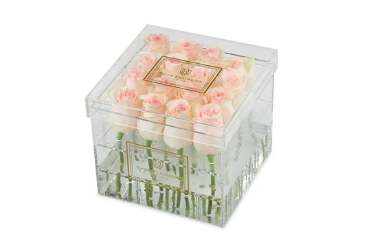 Square Fresh Rose Box - Skye Flowers Design