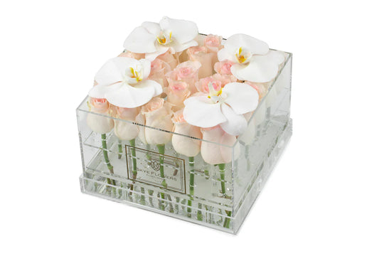 Square Fresh Rose Box - Skye Flowers Design