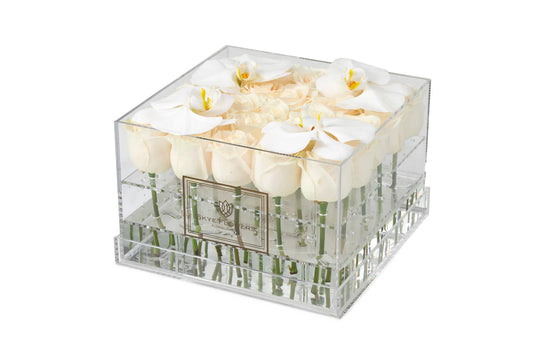 Square Fresh Rose Box - Skye Flowers Design