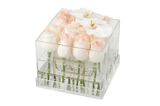 Square Fresh Rose Box - Skye Flowers Design