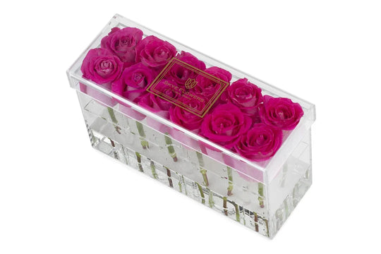 Rectangle Fresh Rose Box - Skye Flowers Design