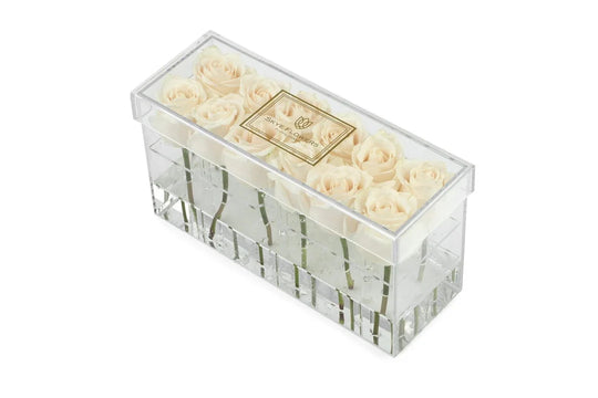Rectangle Fresh Rose Box - Skye Flowers Design