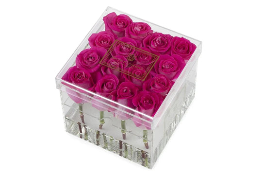Square Fresh Rose Box - Skye Flowers Design