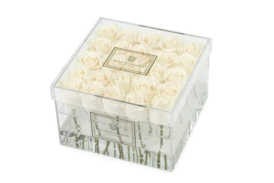 Square Fresh Rose Box - Skye Flowers Design