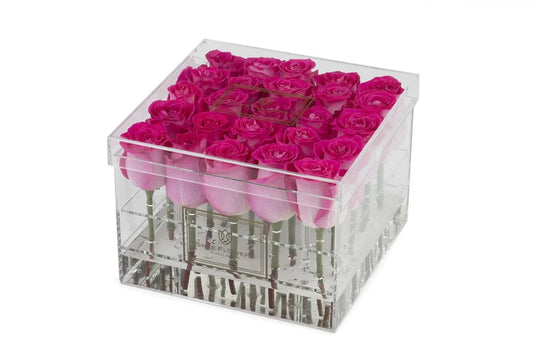 Square Fresh Rose Box - Skye Flowers Design