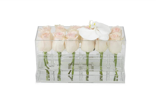 Rectangle Fresh Rose Box - Skye Flowers Design