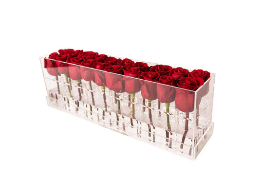 Rectangle Fresh Rose Box - Skye Flowers Design