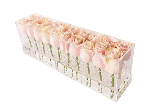 Rectangle Fresh Rose Box - Skye Flowers Design