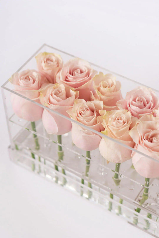 Rectangle Fresh Rose Box - Skye Flowers Design
