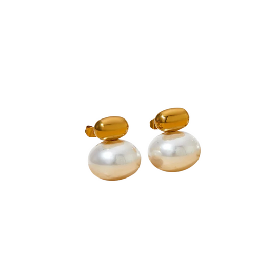 Pearl Drop Studs - Skye Flowers Design