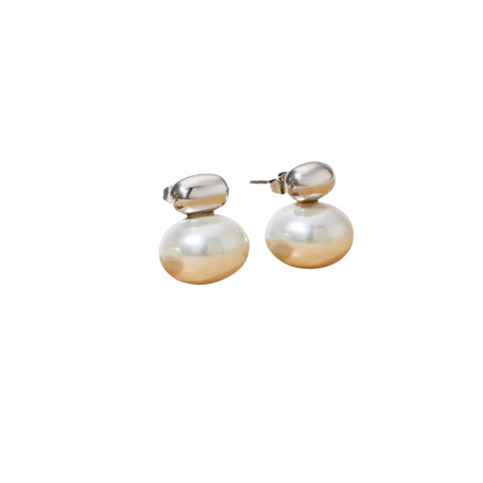 Pearl Drop Studs - Skye Flowers Design