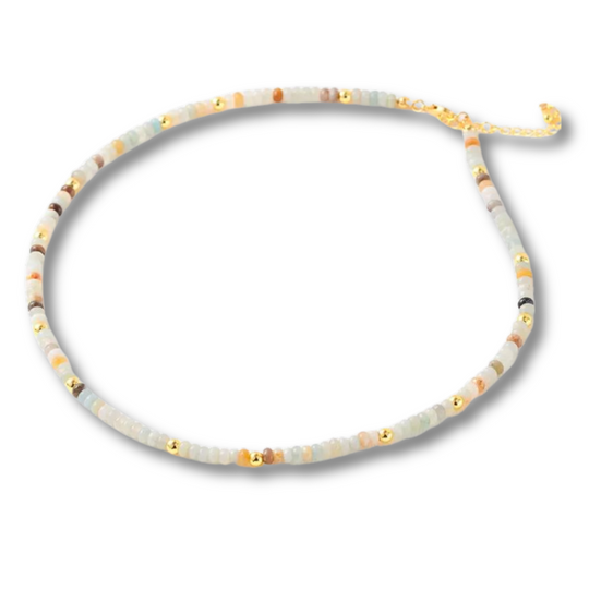 Boho Beaded Necklace - Skye Flowers Design