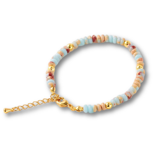 Boho Beaded Bracelet - Skye Flowers Design