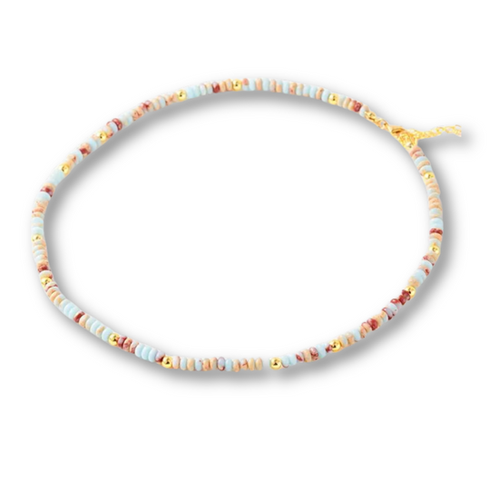Boho Beaded Necklace - Skye Flowers Design