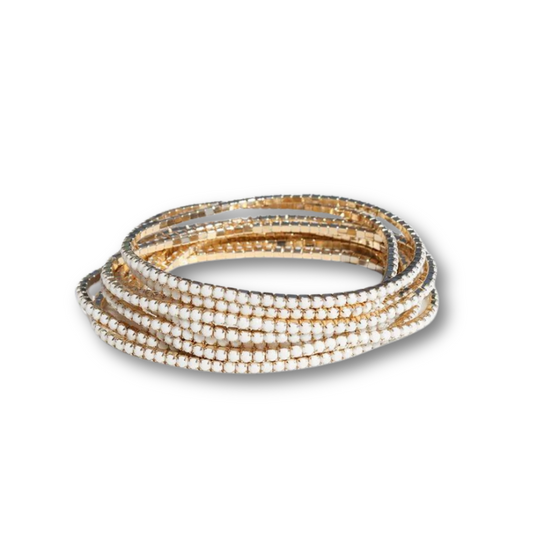 Stretch Tennis Bracelet - Skye Flowers Design