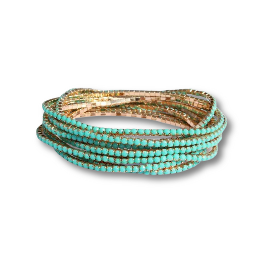 Stretch Tennis Bracelet - Skye Flowers Design