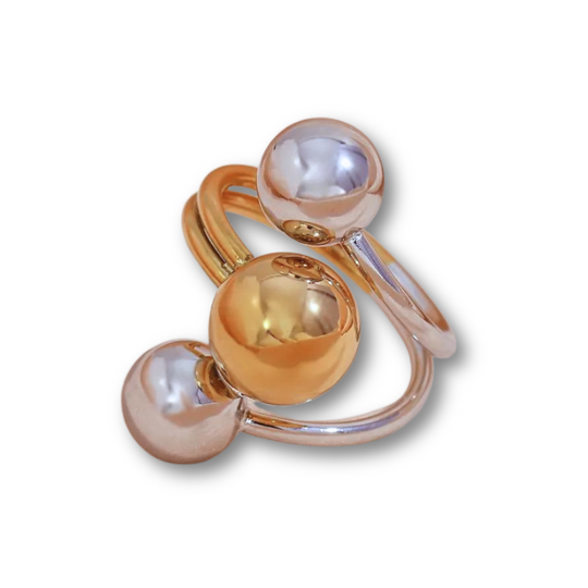 two tone wrap ring