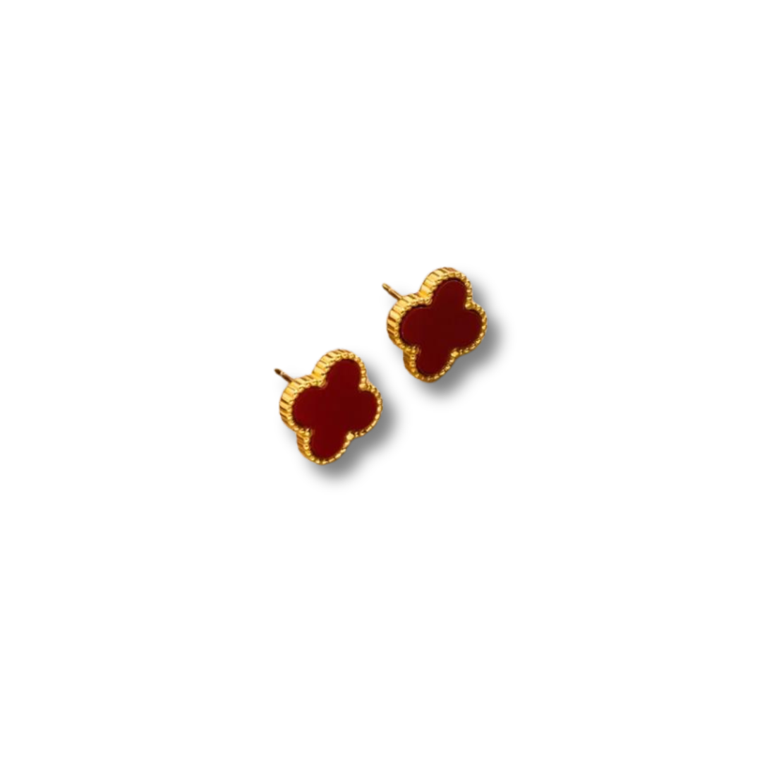 Clover Stud Earrings - Skye Flowers Design