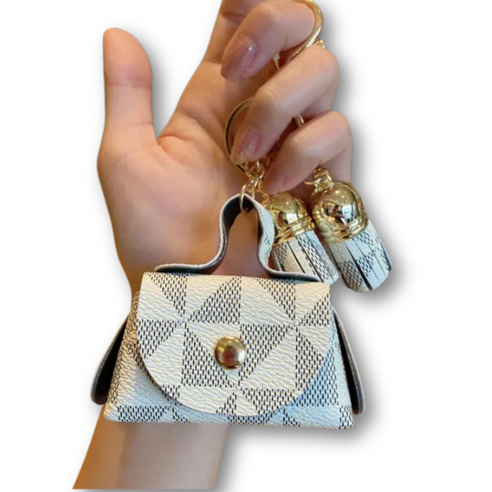 Bag Charm Key Chain - Skye Flowers Design