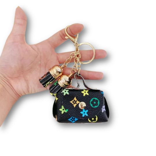 Bag Charm Key Chain - Skye Flowers Design