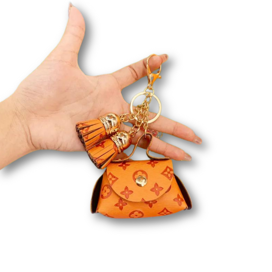 Bag Charm Key Chain - Skye Flowers Design