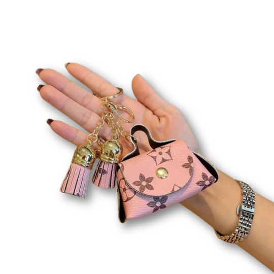 Bag Charm Key Chain - Skye Flowers Design