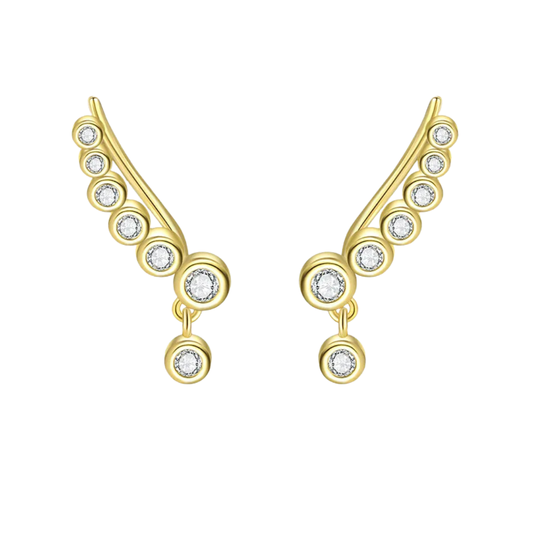 Diamond Wing Earrings - Skye Flowers Design
