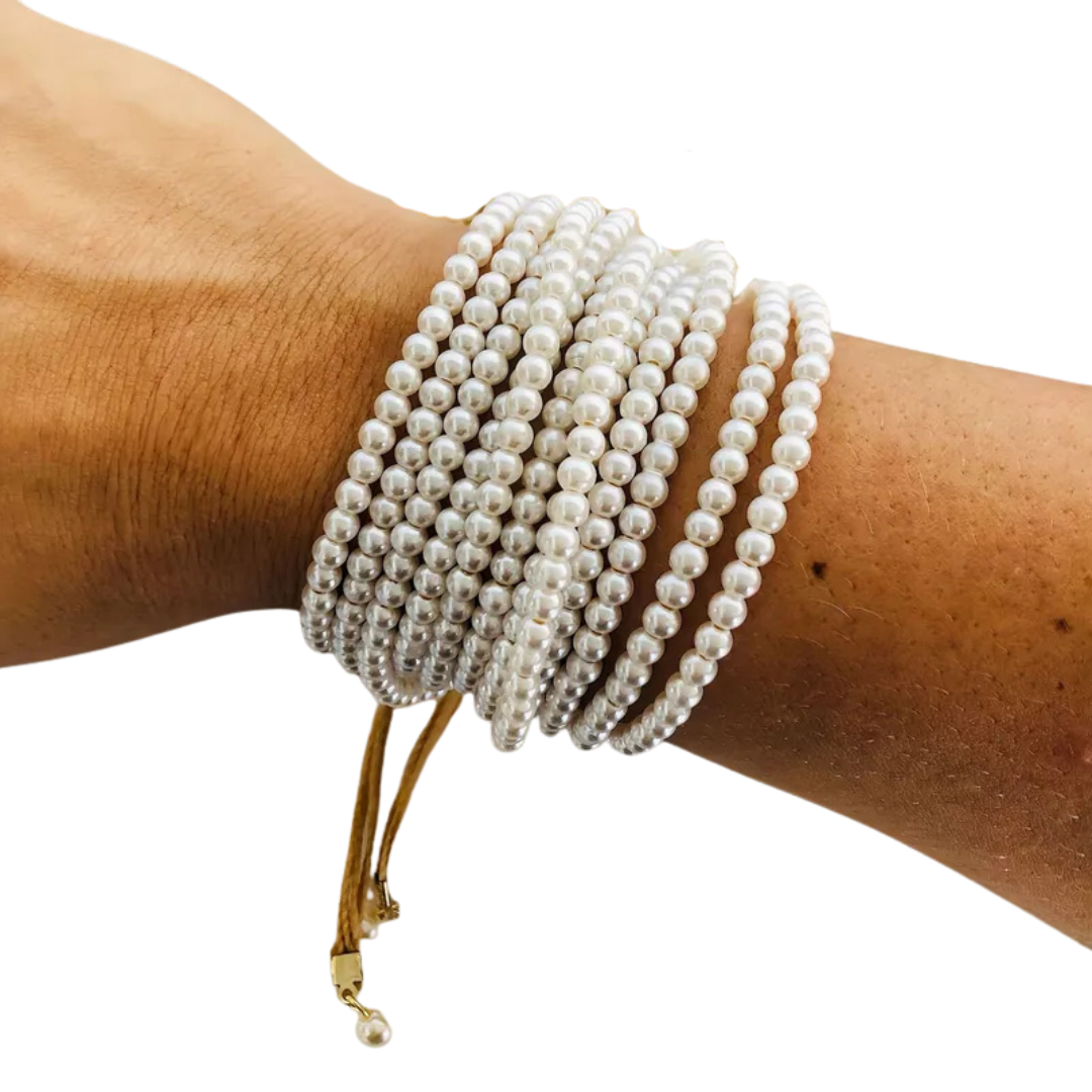 Pearl Stack Bracelet - Skye Flowers Design
