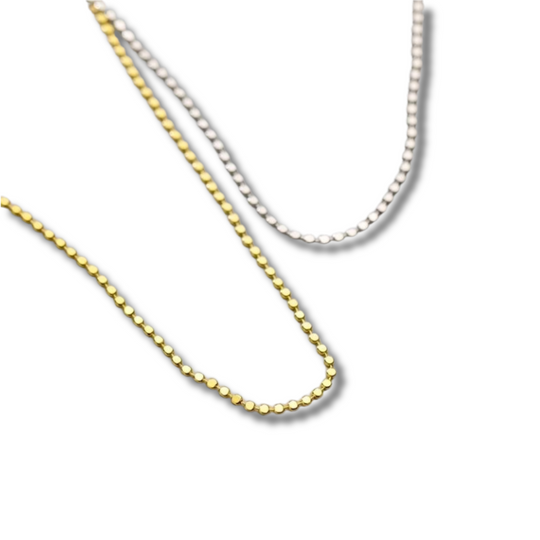 Disco chain link necklace