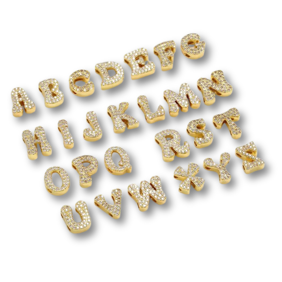 Baby Letter Charms - Skye Flowers Design