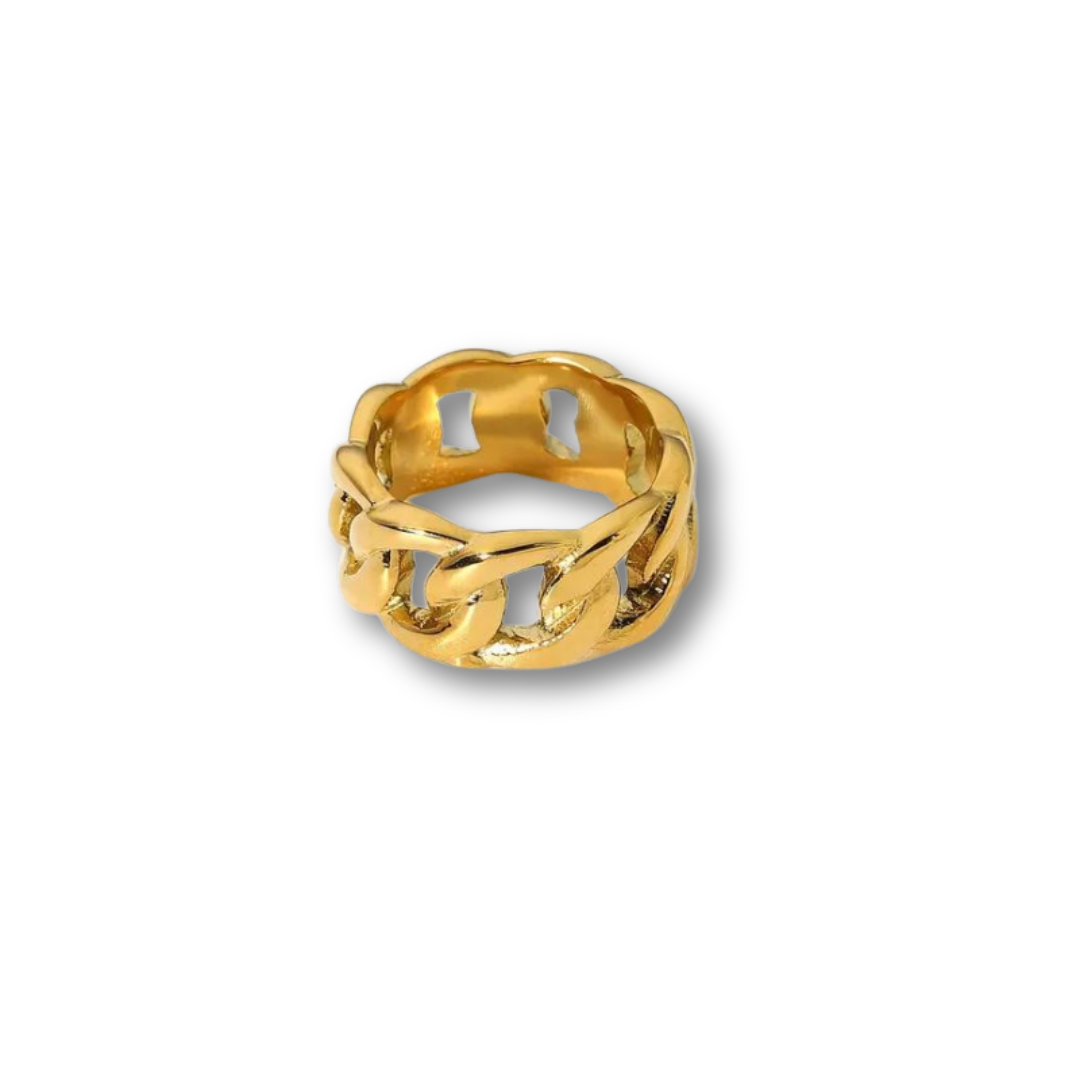 gold link ring