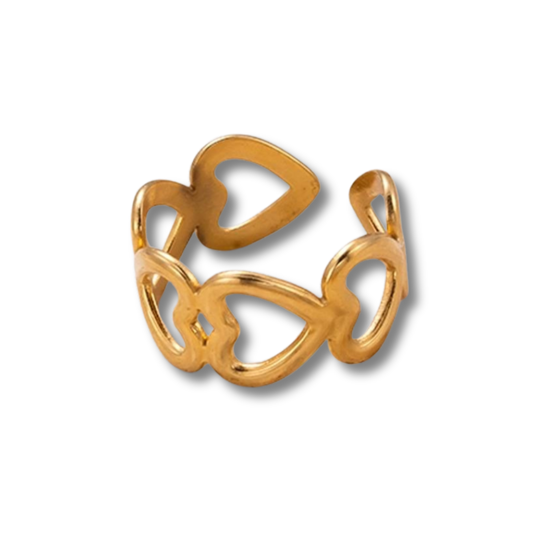 Heart Link Ring