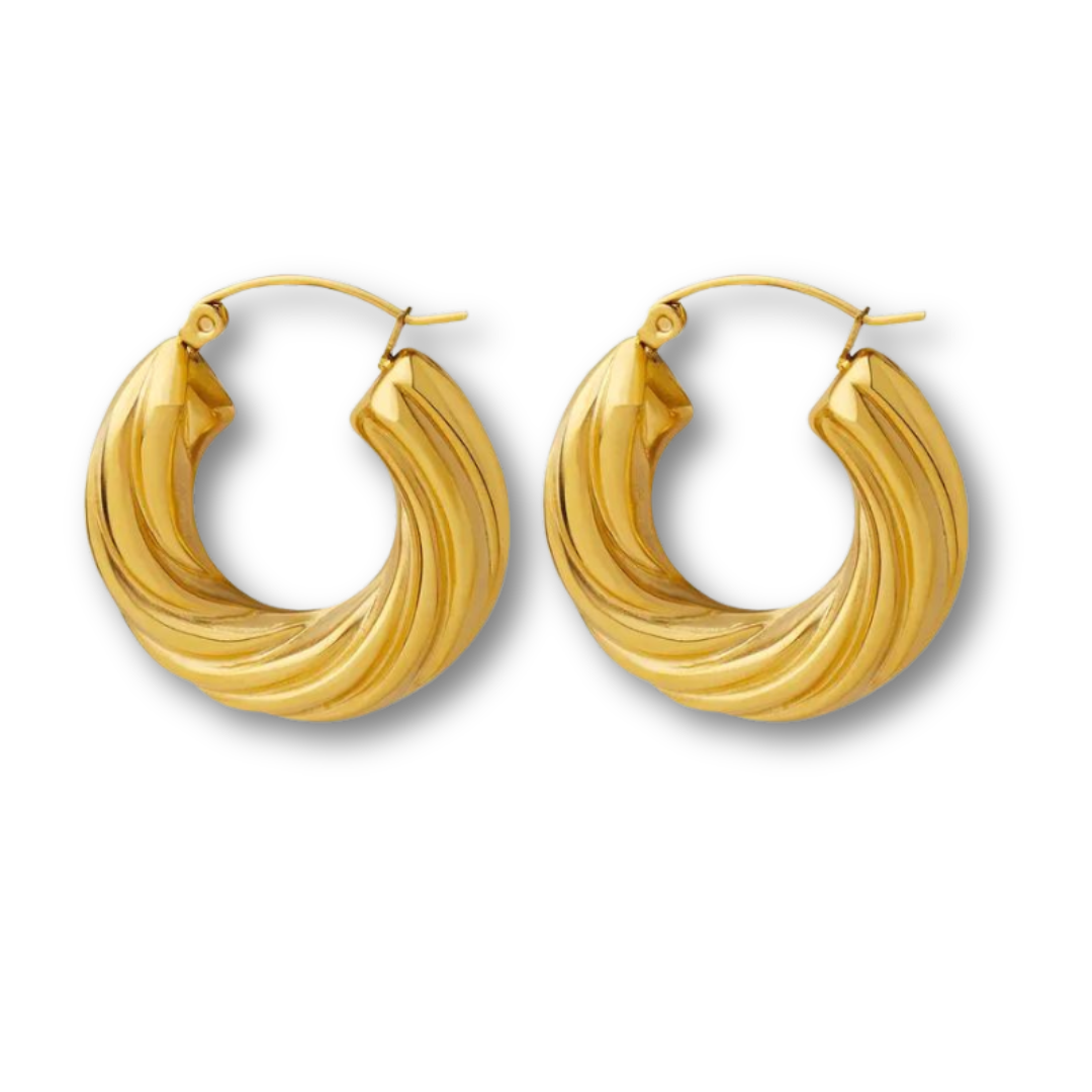 Twisted Hoop - Skye Flowers Design