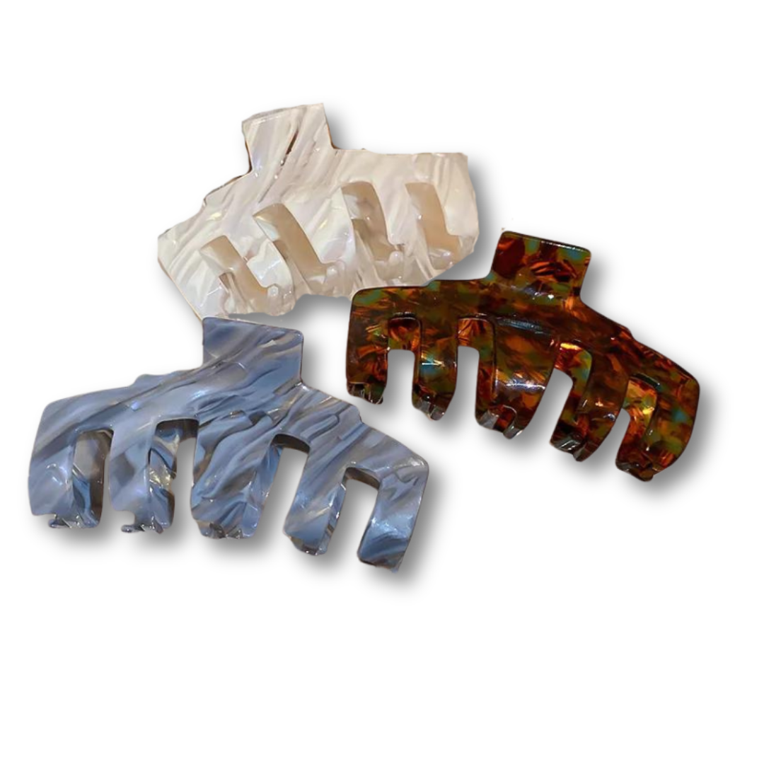 Tortoise Shell Clip - Skye Flowers Design