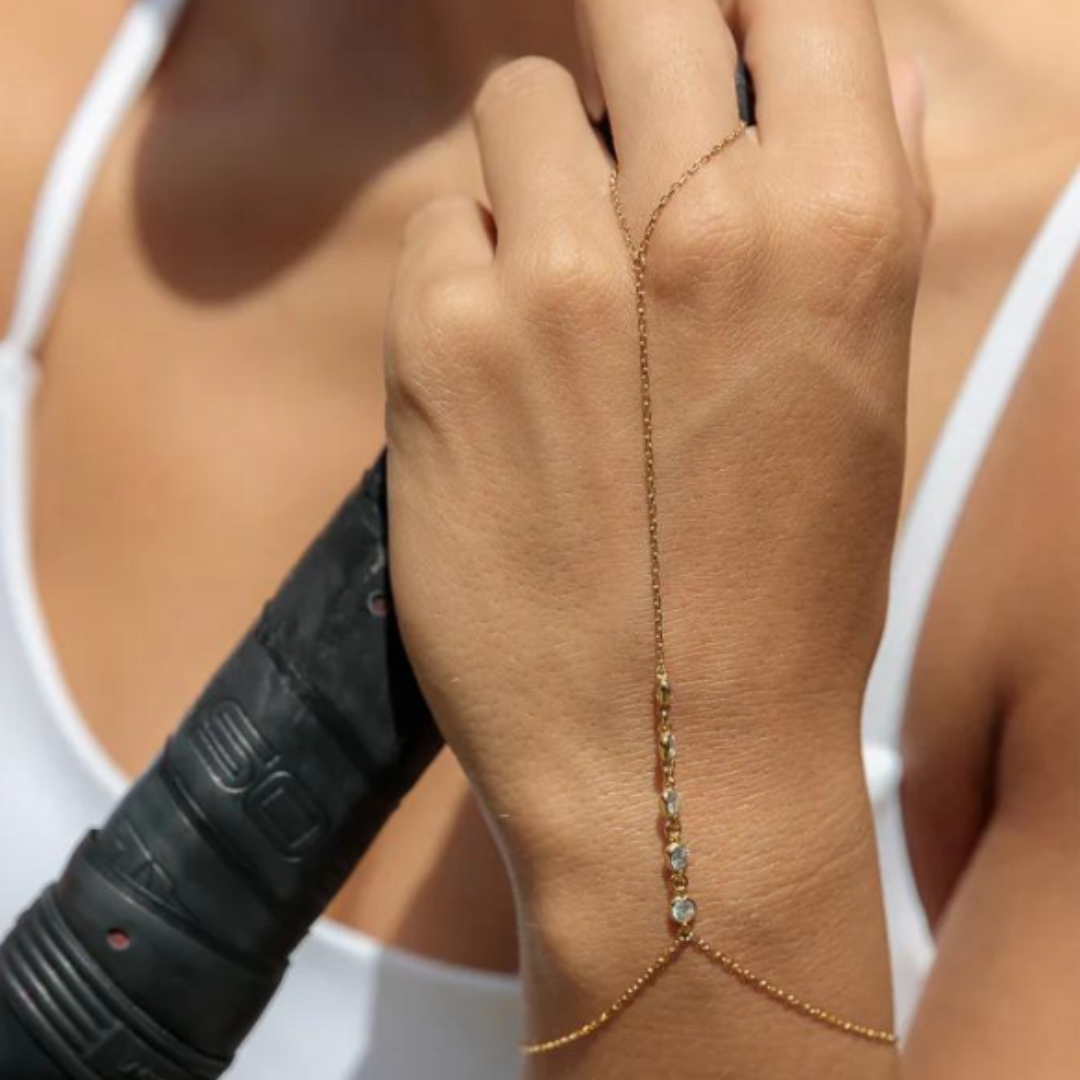 Diamond Hand Chain - Skye Flowers Design
