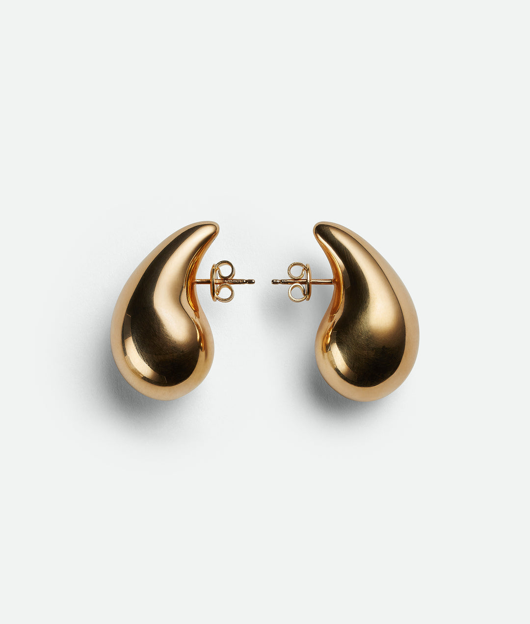 gold Tear Drop Stud earrings